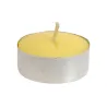 Lot de 40 bougies chauffe-plat à la citronnelle