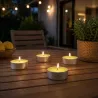 Lot de 40 bougies chauffe-plat à la citronnelle