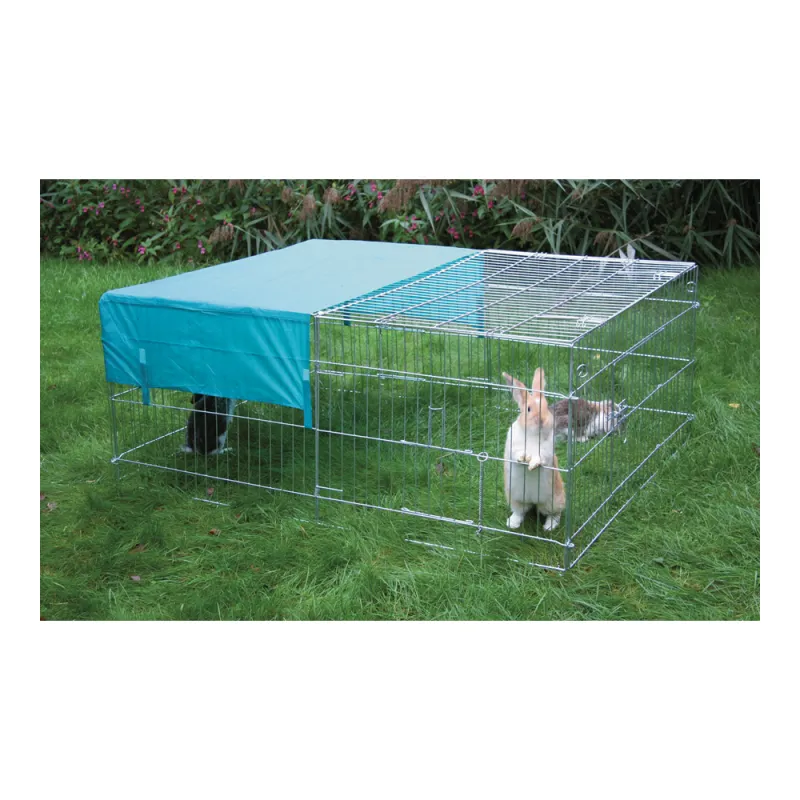 Grande cage à pâturer + protection solaire