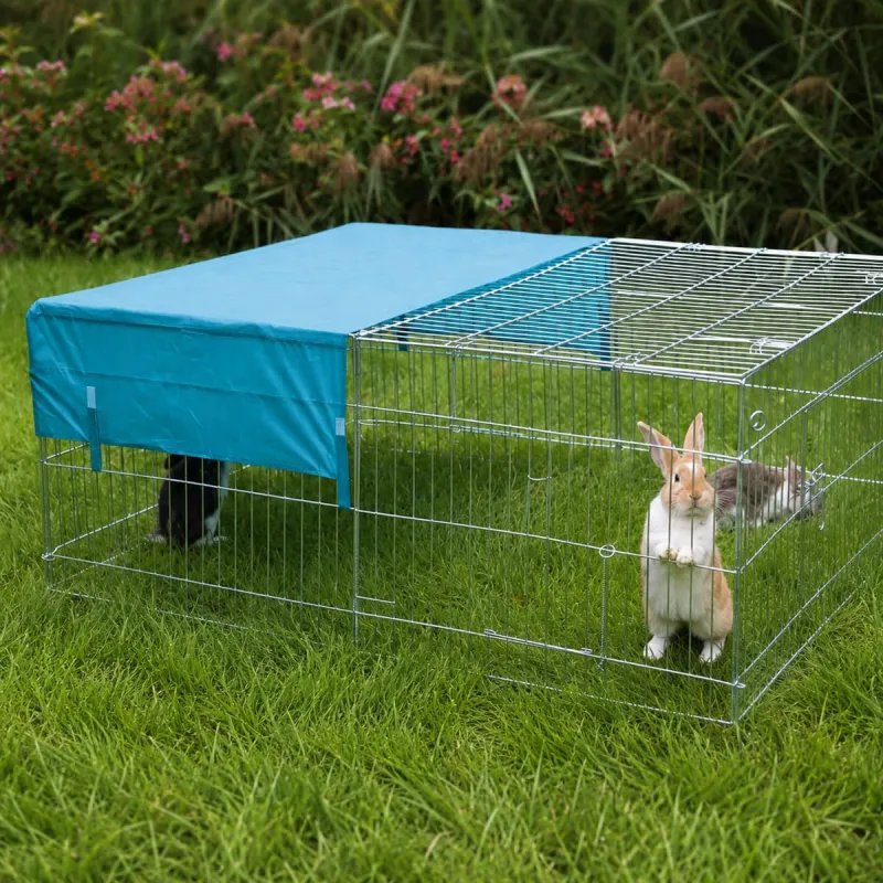 Grande cage à pâturer + protection solaire