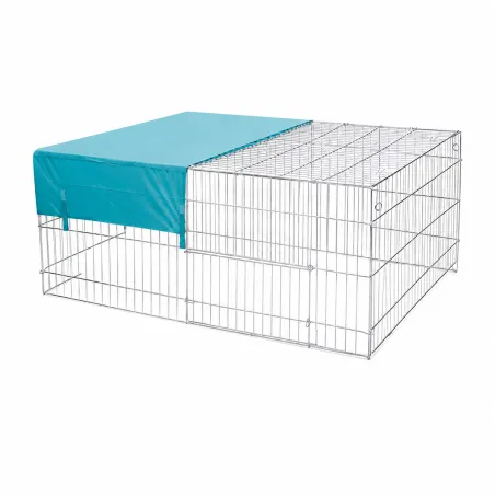 Grande cage à pâturer + protection solaire
