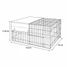 Grande cage à pâturer + protection solaire
