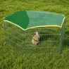 Enclos Hexagonal + filet de protection pour rongeurs ou chiots