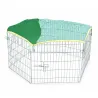 Enclos Hexagonal + filet de protection pour rongeurs ou chiots
