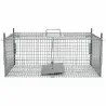 Boîte à fauves pliable 2 entrées maille carrée 160x55x50cm