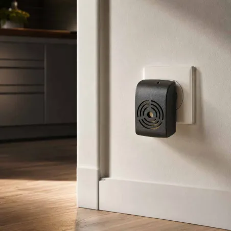 Répulsif prise B201 ultrasons 40m² rongeurs insectes 230V