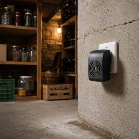 Répulsif prise B201 ultrasons 40m² rongeurs insectes 230V
