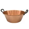 Kit bassine cuivre + entonnoir + 500 étiquettes pour confitures maison