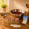 Kit bassine + entonnoir + 500 étiquettes pour confitures et conserves