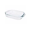 Lot de 3 plats à four en verre trempé - 2L, 2.7L et 3.8L