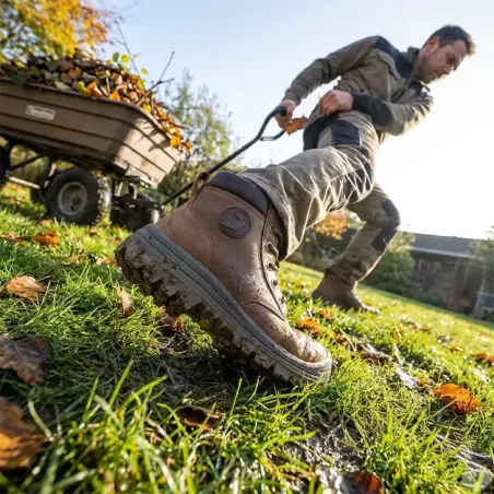 Chaussures de sécurité Dakar EW pour homme - Marron - SAFETY JOGGER