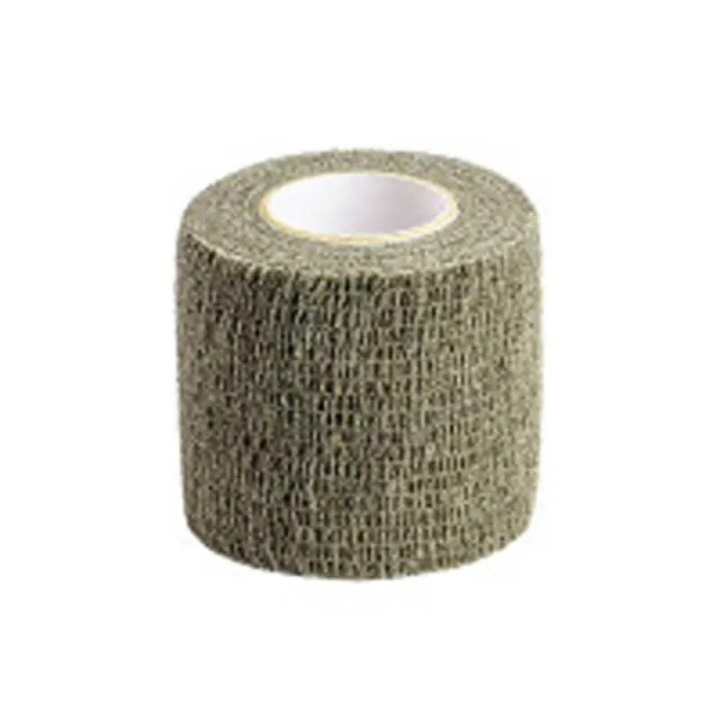 Bande auto-agrippante kaki 5 cm x 4,5 m | Réutilisable et résistante