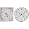 Horloge murale 3 cadrans aluminium | Heure, température & humidité