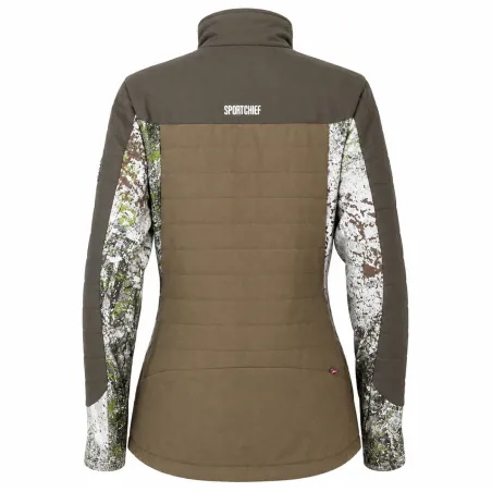 Veste Kate Femme Chasse Polyester Primaloft Gold Camo Ripper