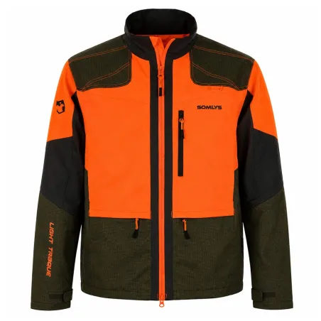 Veste Light Traque Orange Somlys - Chasse Légère Haute Visibilité