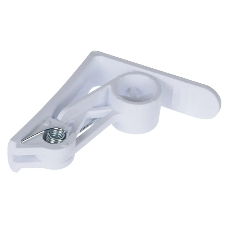 Serres-Nappes de table blanc 6,2 x 6,2 x 1,5 cm