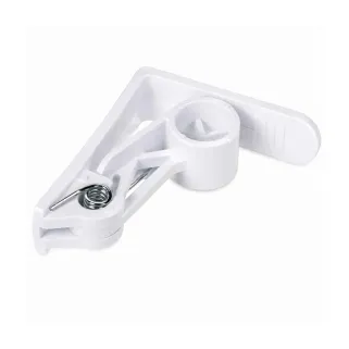 Serres-Nappes de table blanc 6,2 x 6,2 x 1,5 cm