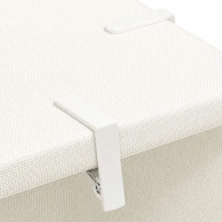 Serres-Nappes de table blanc 6,2 x 6,2 x 1,5 cm