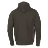Sweat capuche Ultra full zip coton sérigraphié vert kaki S à 2XL