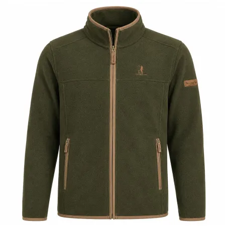 Blouson Scotland femme 4 poches zip polaire polyester kaki S à XL