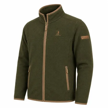 Blouson Scotland femme 4 poches zip polaire polyester kaki S à XL