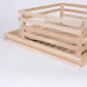 Tiroir de réserve à pomme de terre pour garde manger en bois