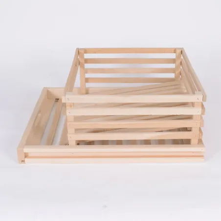 Tiroir de réserve à pomme de terre pour garde manger en bois