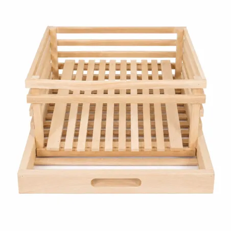 Tiroir de réserve à pomme de terre pour garde manger en bois