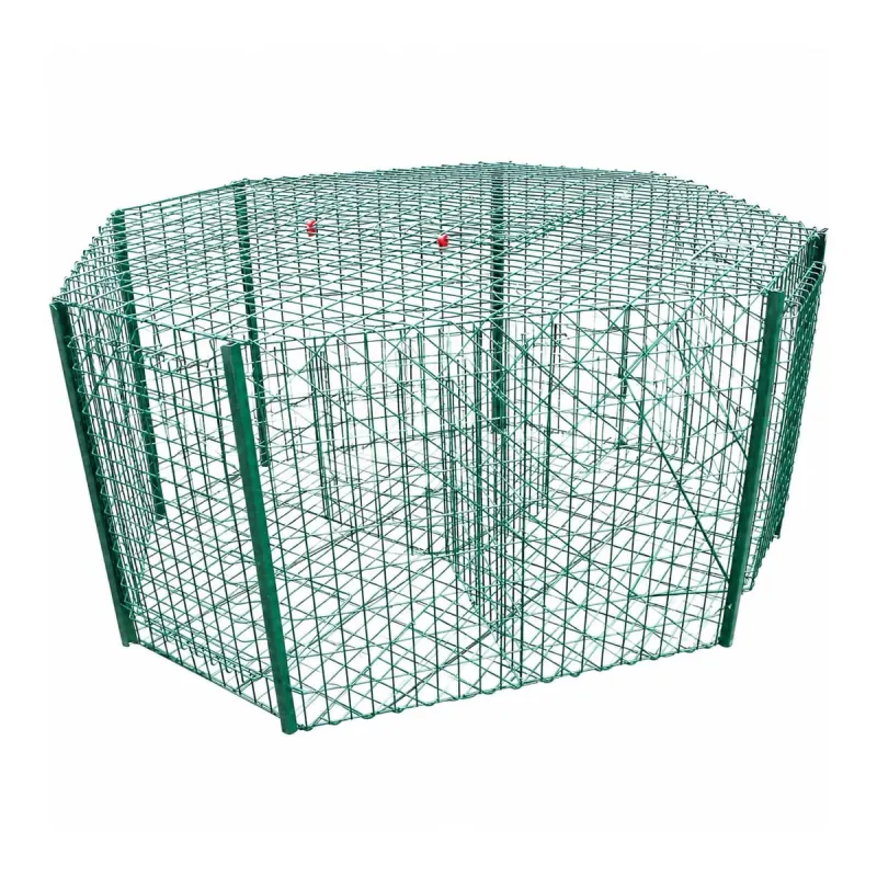 Piège corneilles corbeaux à 5 compartiments Ø 99x46cm