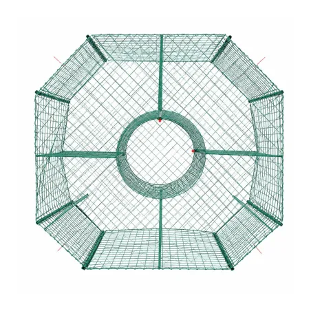 Piège corneilles corbeaux à 5 compartiments Ø 99x46cm
