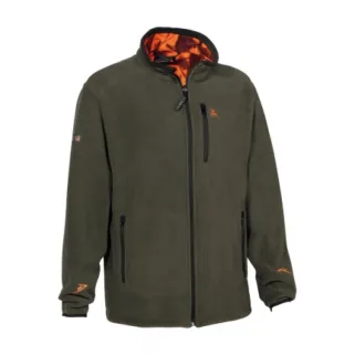 Blouson polaire réversible Pro Hunt polyester kaki/blaze M à 4XL