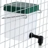 Abreuvoir lapins pipette PVC 0,5 L fixation cage