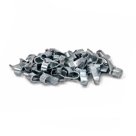 Crochets zinc-aluminium pour cage