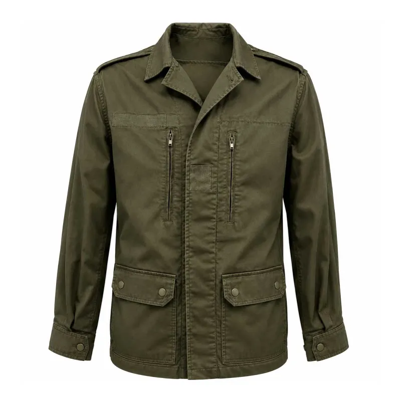 Veste treillis militaire 4 poches kaki enfants