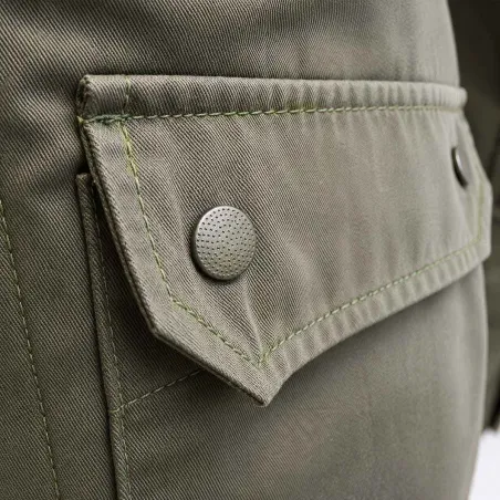 Veste treillis militaire 4 poches kaki enfants