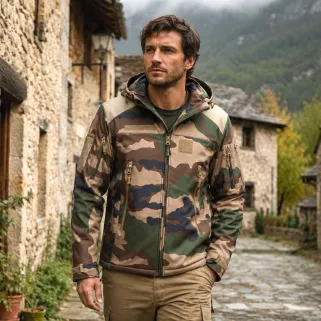 Veste Softshell Fighter imperméable | Ripstop & Cordura