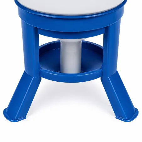 Kit Impérial Mangeoire & Abreuvoir 30L pour Volailles - Bleu/Rouge/Blanc Gaun