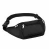 Ensemble portefeuille sac banane polyester noir 290x100x60mm
