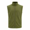 Veste polaire kaki sans manches
