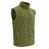 Veste polaire kaki sans manches