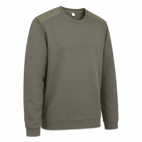 PULL KAKI CHASSE ET NATURE