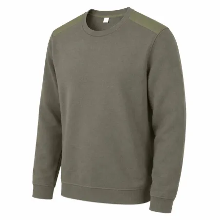 PULL KAKI CHASSE ET NATURE