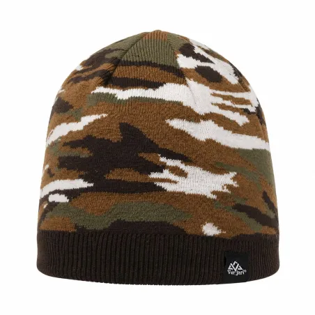 Bonnet Rainshell camo marron Verjari – étanche et respirant