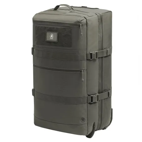 Sac transport roulettes 120L polyester 600D poignée télescopique