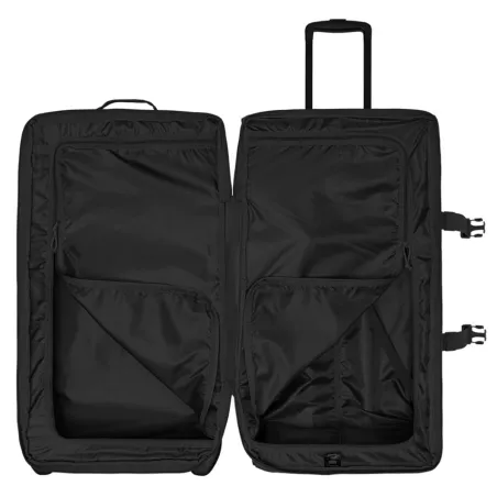 Sac transport roulettes 120L polyester 600D poignée télescopique