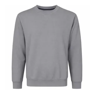 Sweat col rond gris - Pull casual confort homme femme