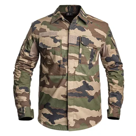 Chemise Fighter respirante mesh coton polyester camo CE M à 3XL
