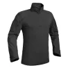Chemise Ubas Fighter col montant zip coton polyester noir M à 3XL