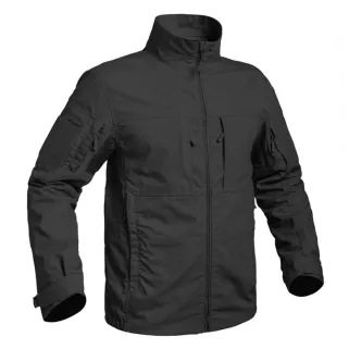 Veste courte Fighter noire 8 poches zip coton polyester noir M à 3XL