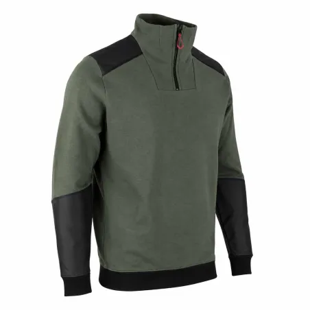 Sweat camionneur homme Barbade kaki de M à 3XL